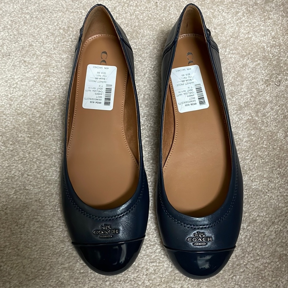 Coach flat shoes